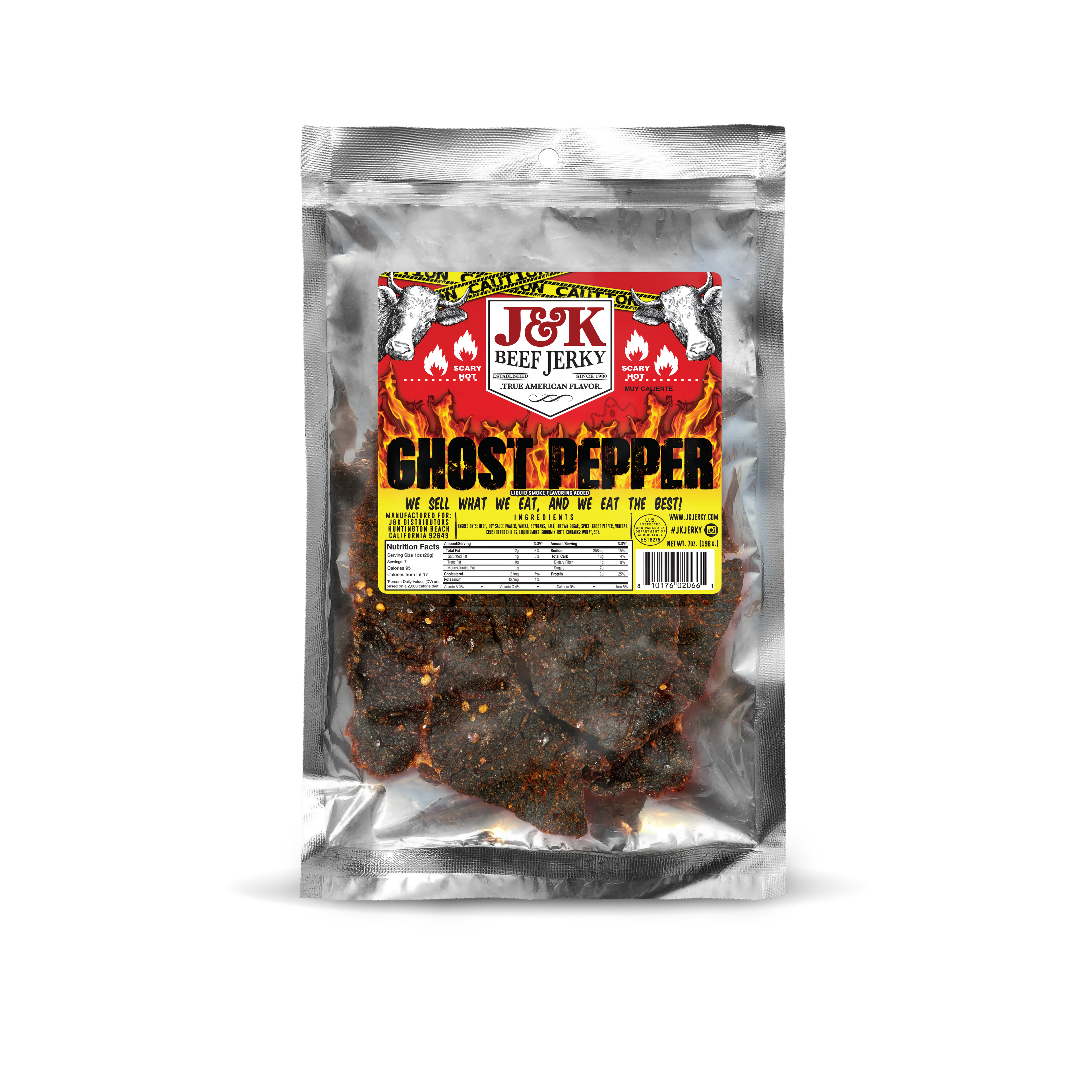 Large Beef Jerky Bundle (Eight 7 oz Bags)