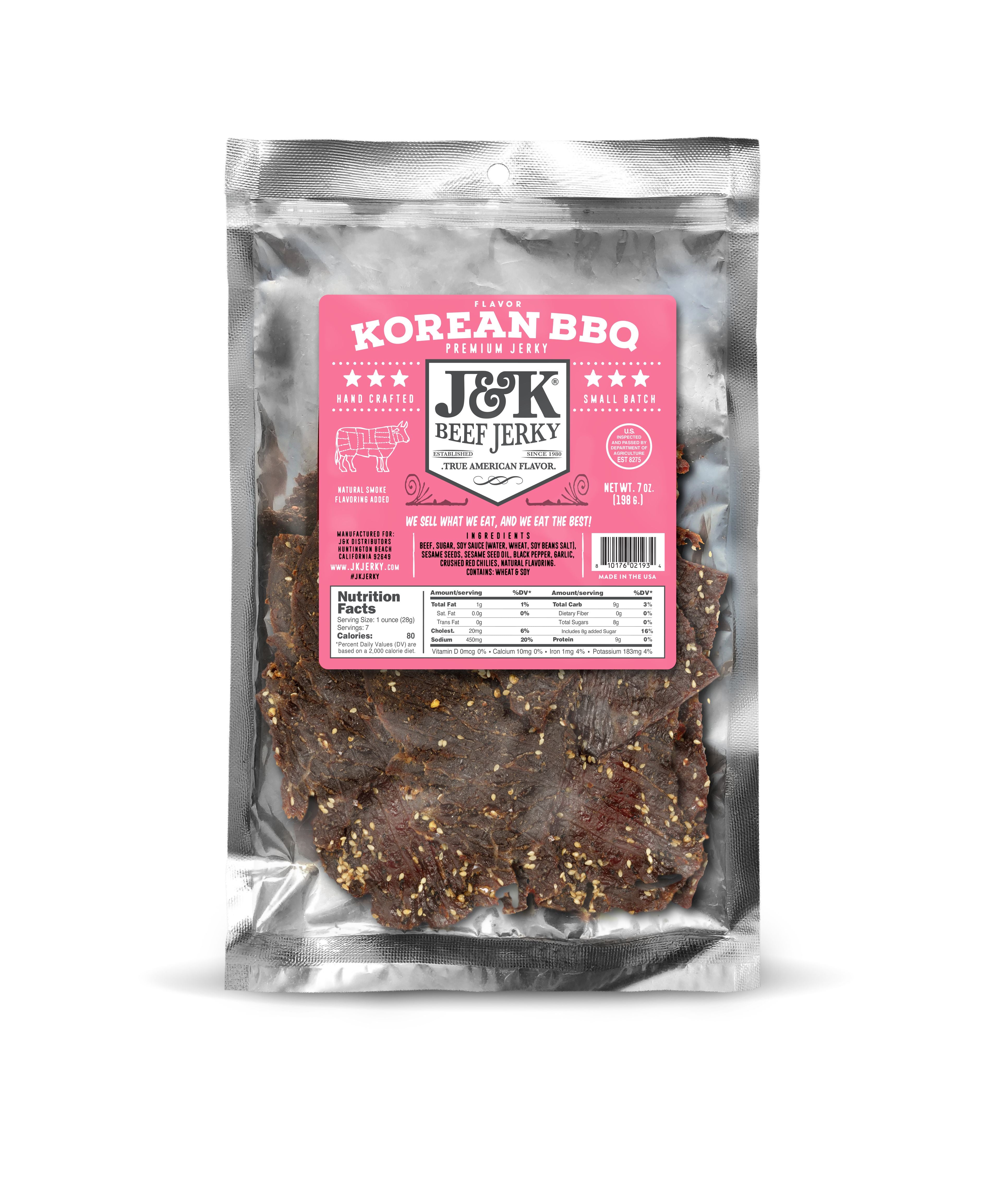 Large Beef Jerky Bundle (Eight 7 oz Bags)