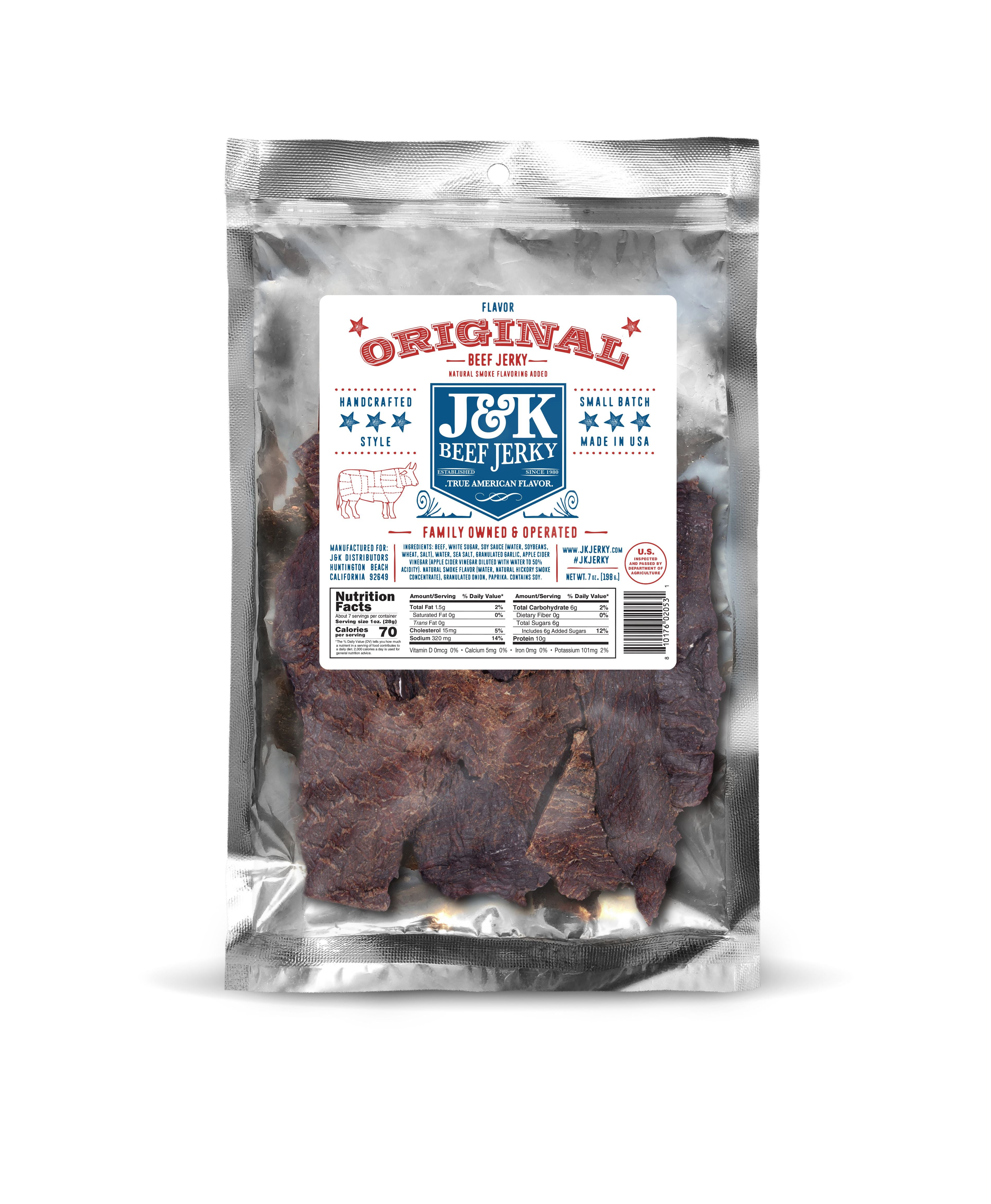 Large Beef Jerky Bundle (Eight 7 oz Bags)