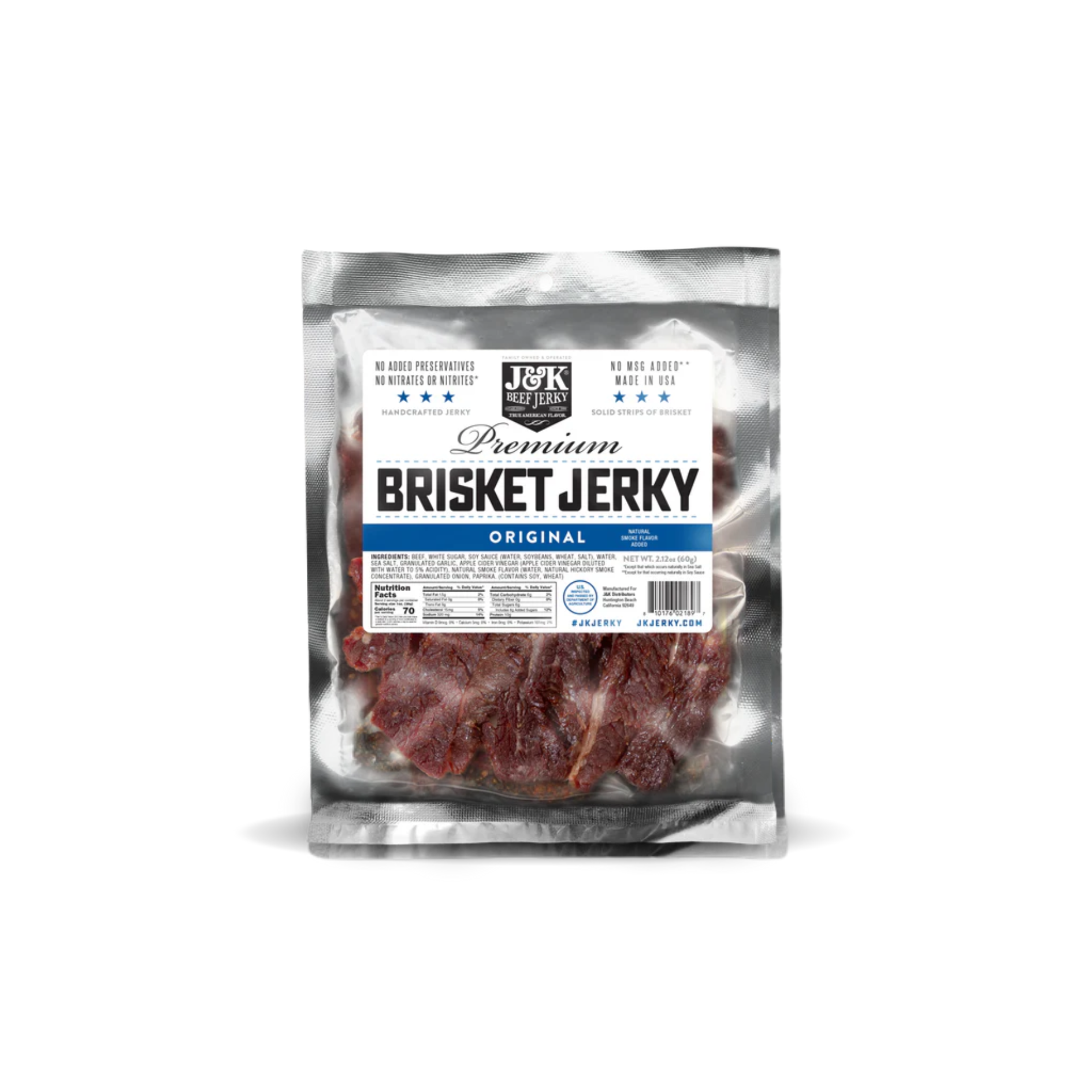 Small Beef Brisket Bundle (Four 2.12 oz Bags)