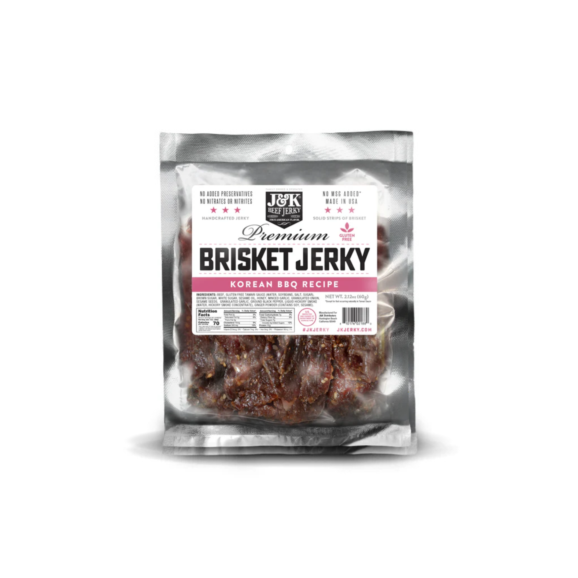 Small Beef Brisket Bundle (Four 2.12 oz Bags)