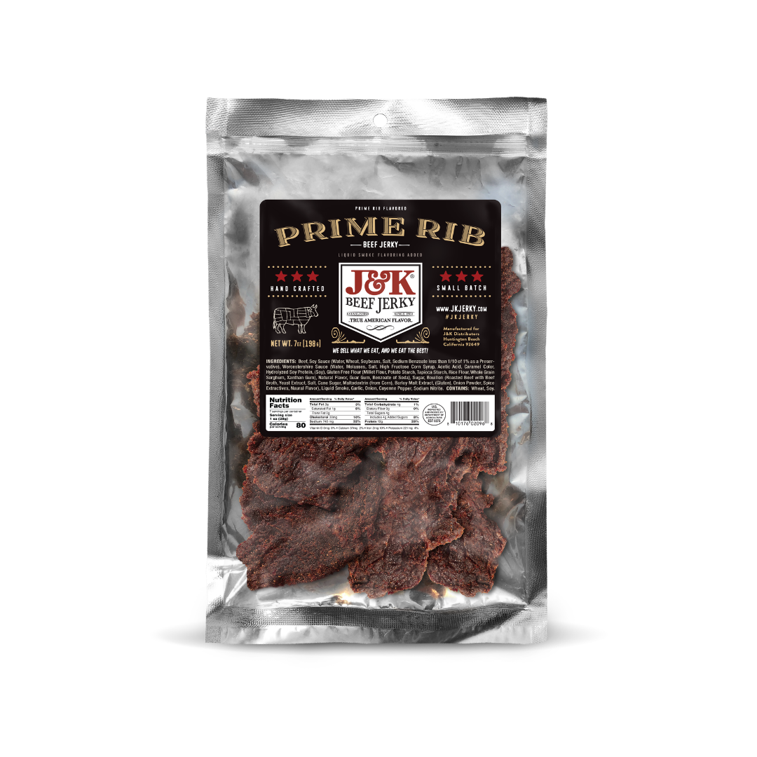 J&K Beef Jerky - Prime Rib Flavor