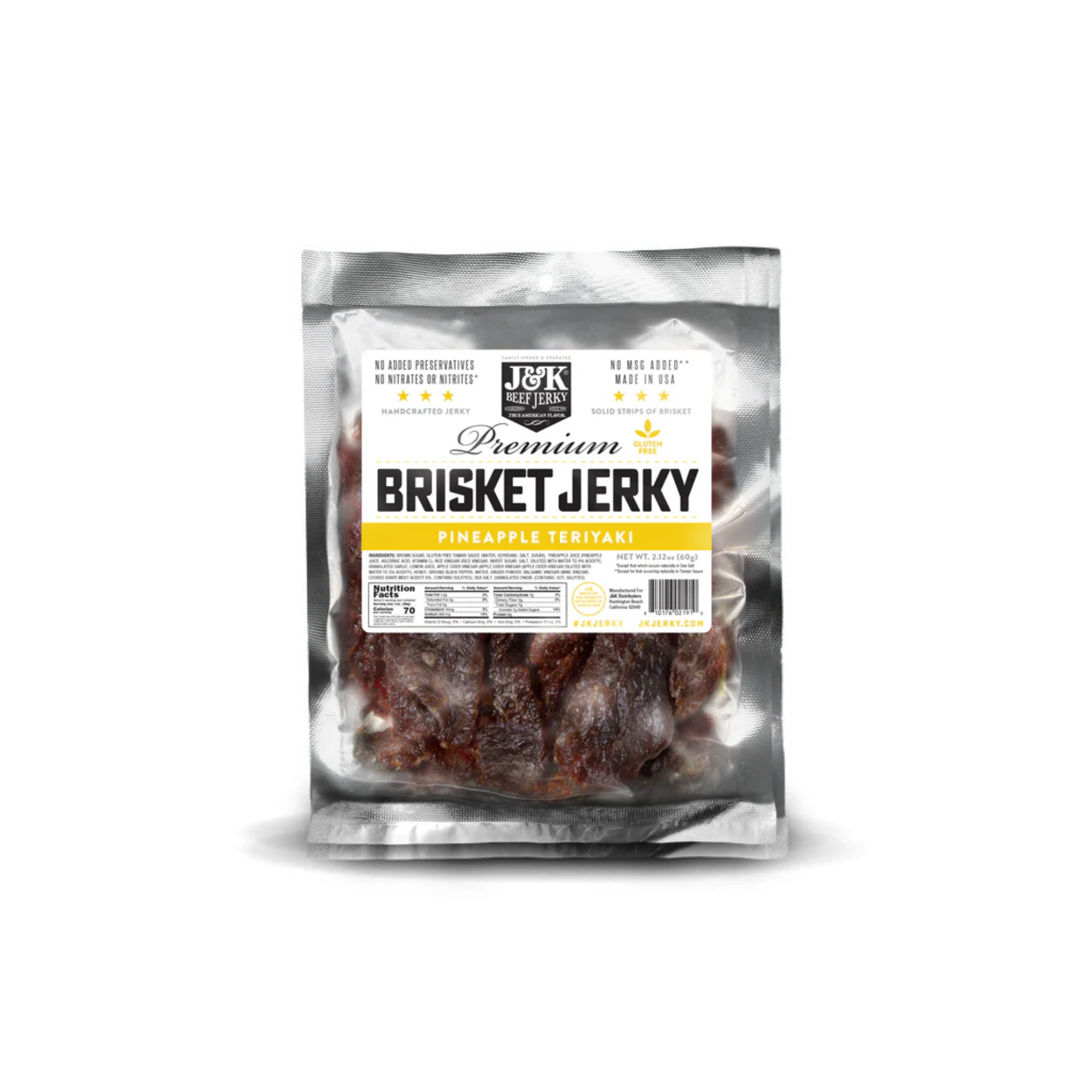 Small Beef Brisket Bundle (Four 2.12 oz Bags)