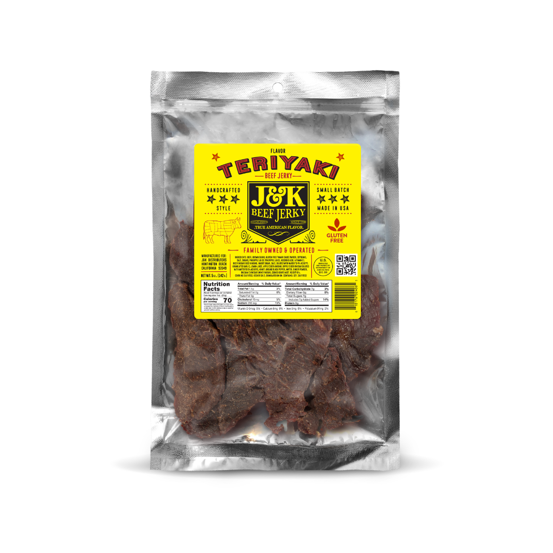 J&K Beef Jerky - Teriyaki Flavor