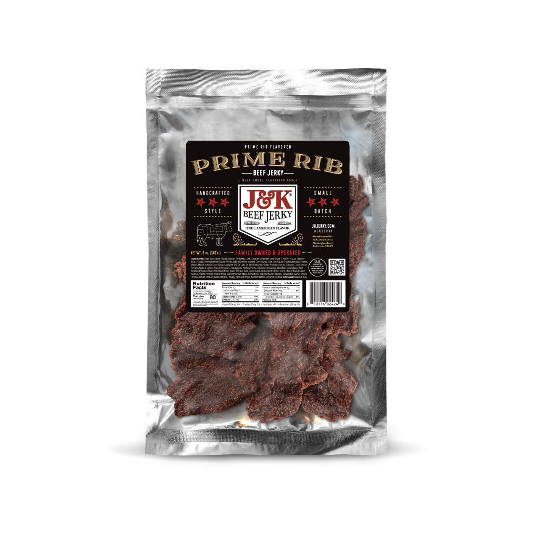 J&K Beef Jerky - Prime Rib Flavor
