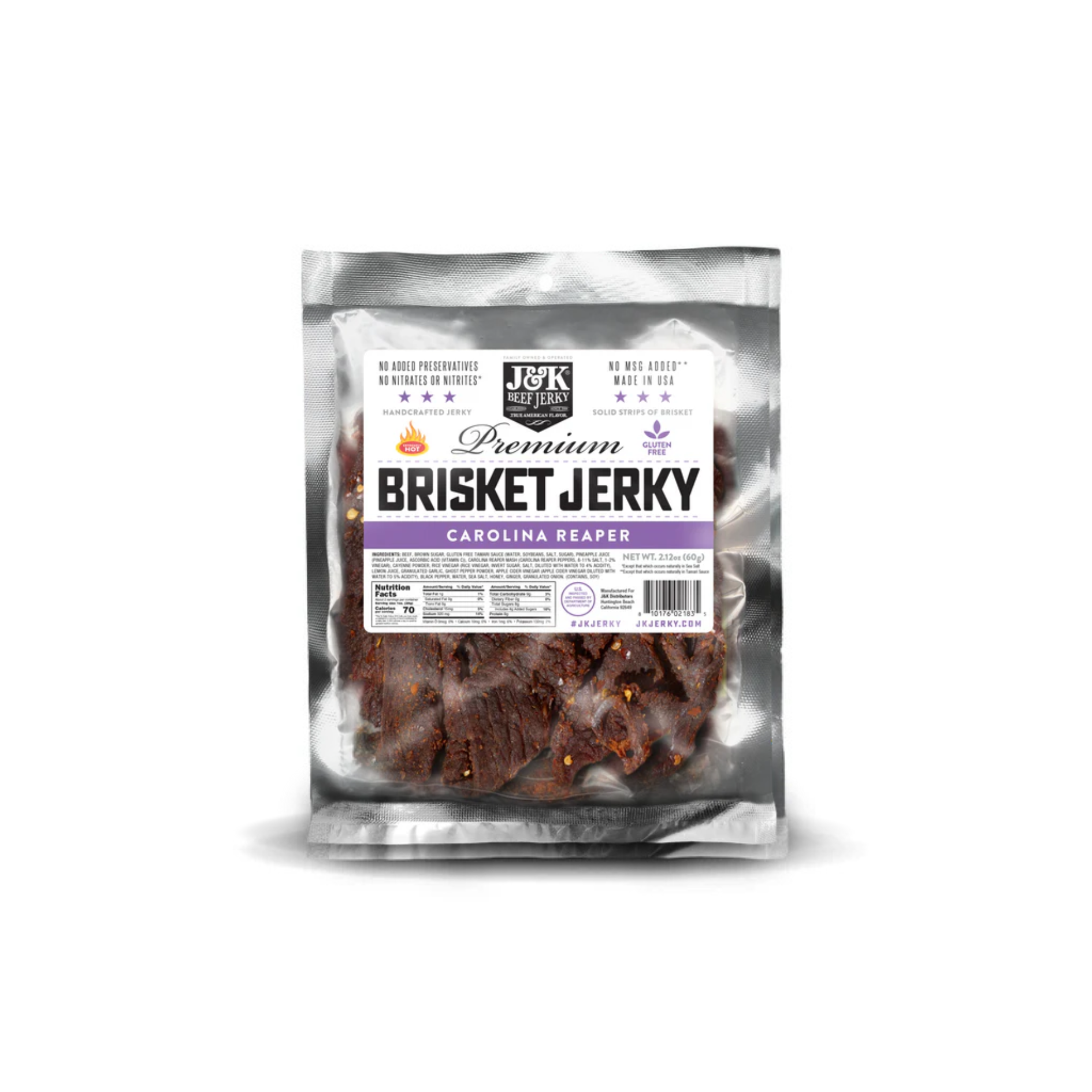 Small Beef Brisket Bundle (Four 2.12 oz Bags)