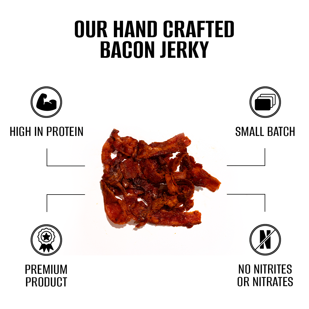 J&K Bacon Jerky - Maple & Brown Sugar Flavor