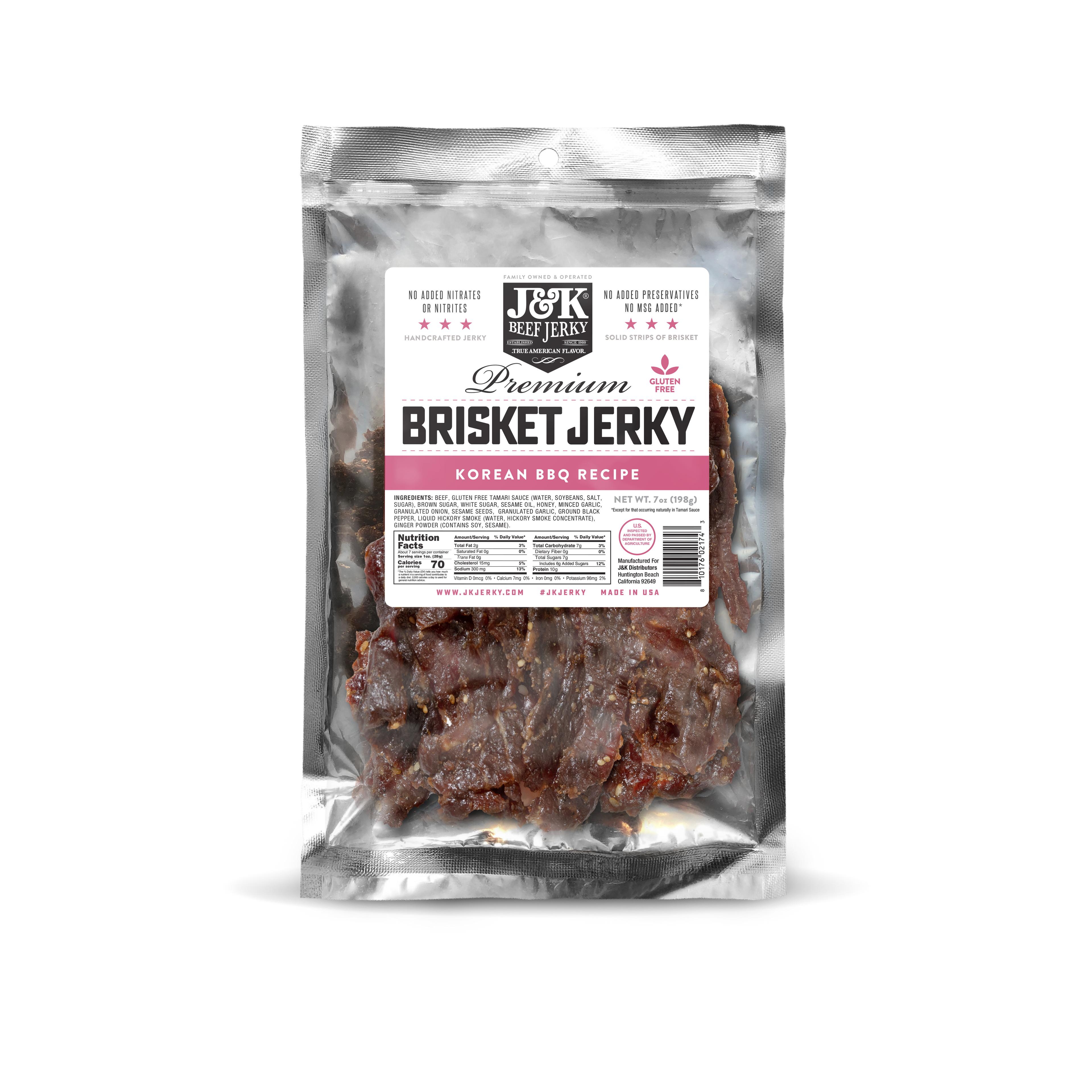 Large Beef Brisket Bundle (Five 7 oz. Bags)