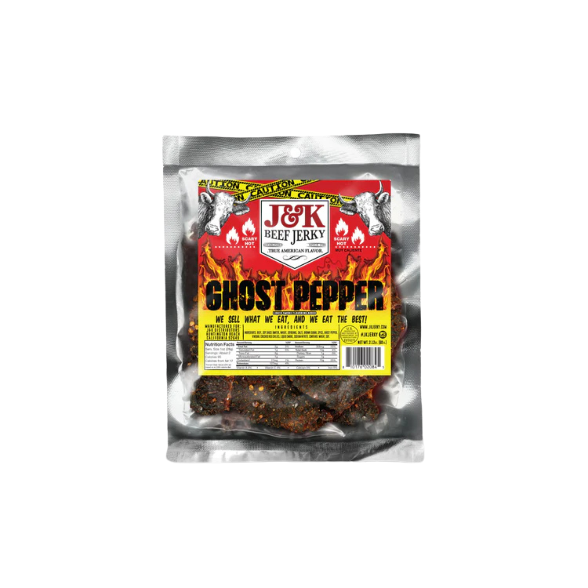 J&amp;K Beef Jerky - Ghost Pepper Flavor