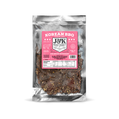 J&amp;K Beef Jerky - Korean BBQ Flavor