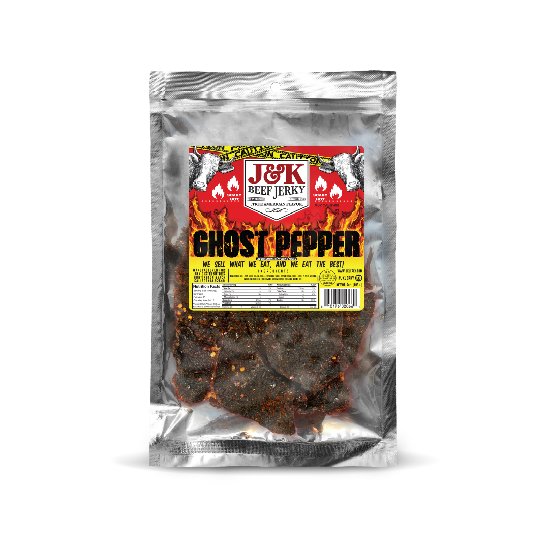 J&amp;K Beef Jerky - Ghost Pepper Flavor
