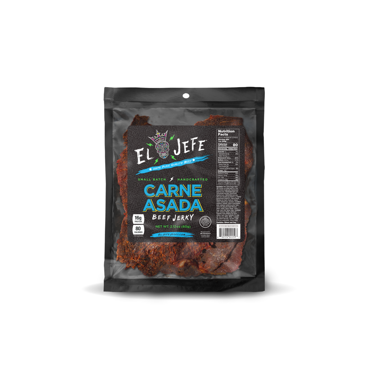 Carne Asada Beef Jerky 2.12 oz bag