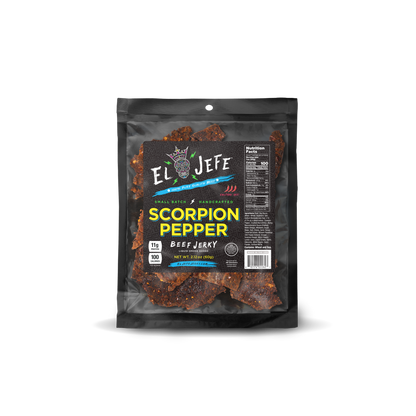 Scorpion Pepper Beef Jerky 2.12 oz bag