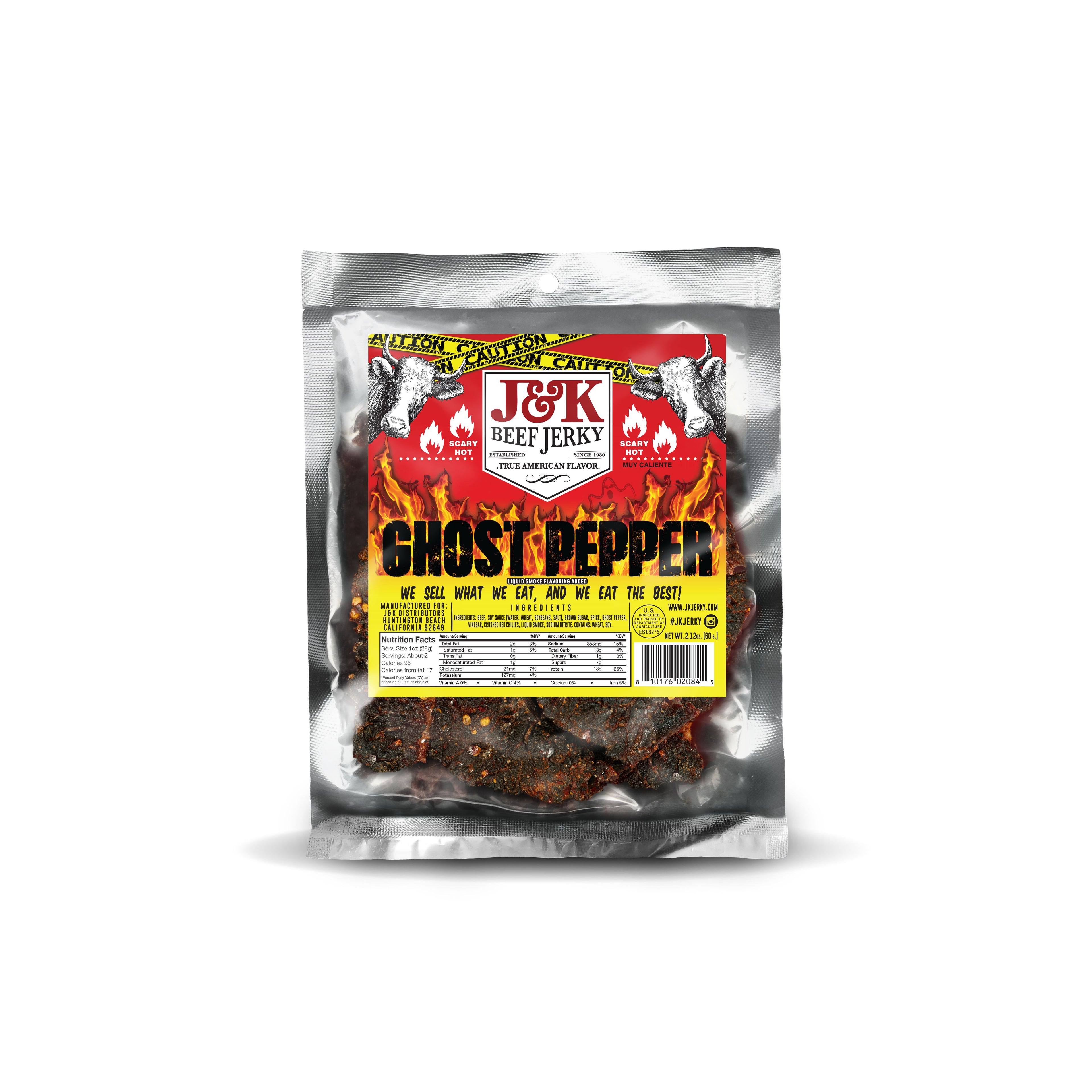 Small Beef Jerky Bundle (Eight 2.12 oz Bags)
