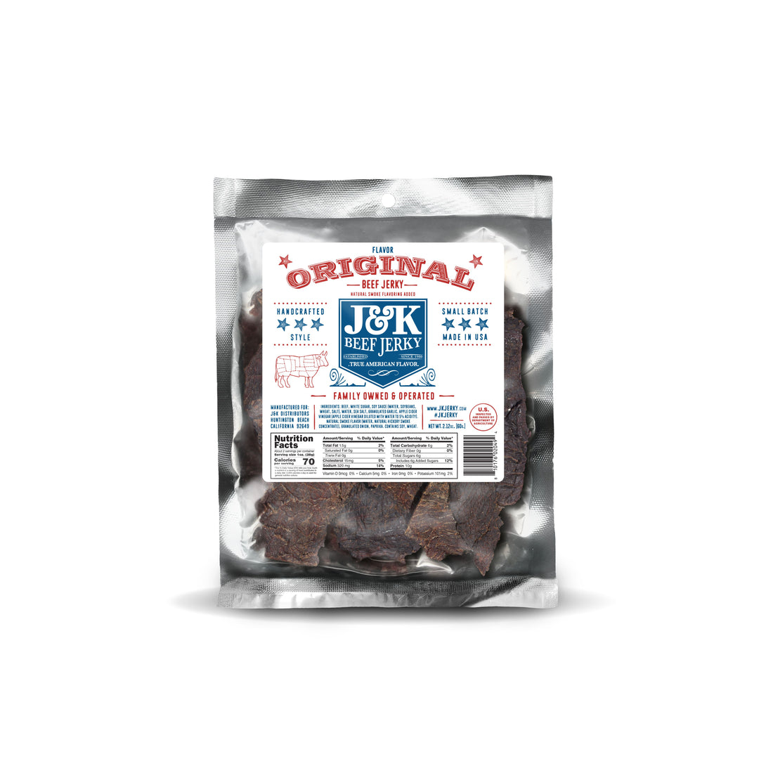J&amp;K Beef Jerky - Original Flavor