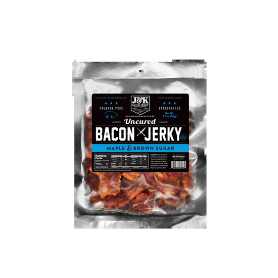 J&K Bacon Jerky - Maple & Brown Sugar Flavor