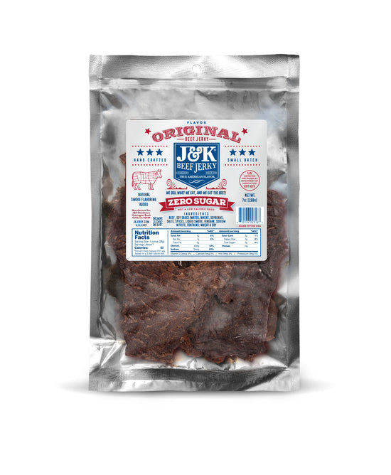 J&K Beef Jerky - Original Zero Sugar Flavor