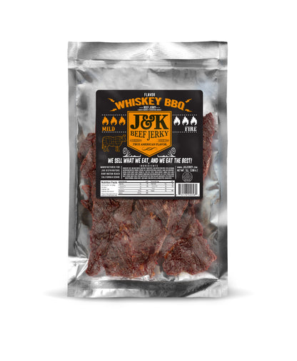 J&K Beef Jerky - Whiskey BBQ Flavor