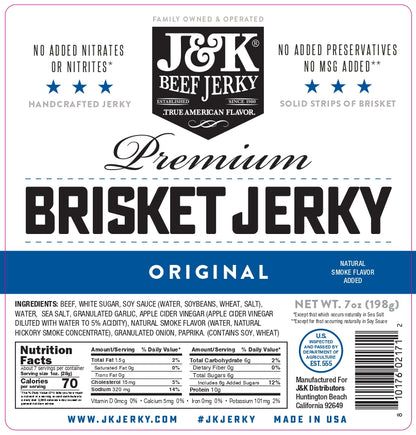 J&amp;K Beef Brisket - Original Flavor