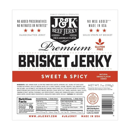 Sweet &amp; Spicy Brisket Beef Jerky
