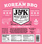 J&K Beef Jerky - Korean BBQ Flavor