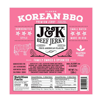 Korean BBQ Beef Jerky