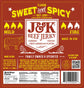 J&K Beef Jerky - Sweet & Spicy Flavor
