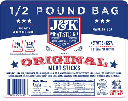 J&amp;K Meat Sticks - Original Flavor