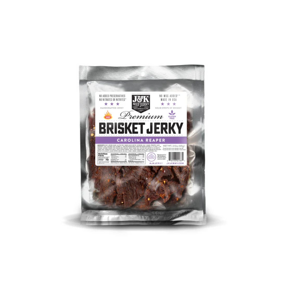 J&amp;K Beef Brisket - Carolina Reaper Flavor