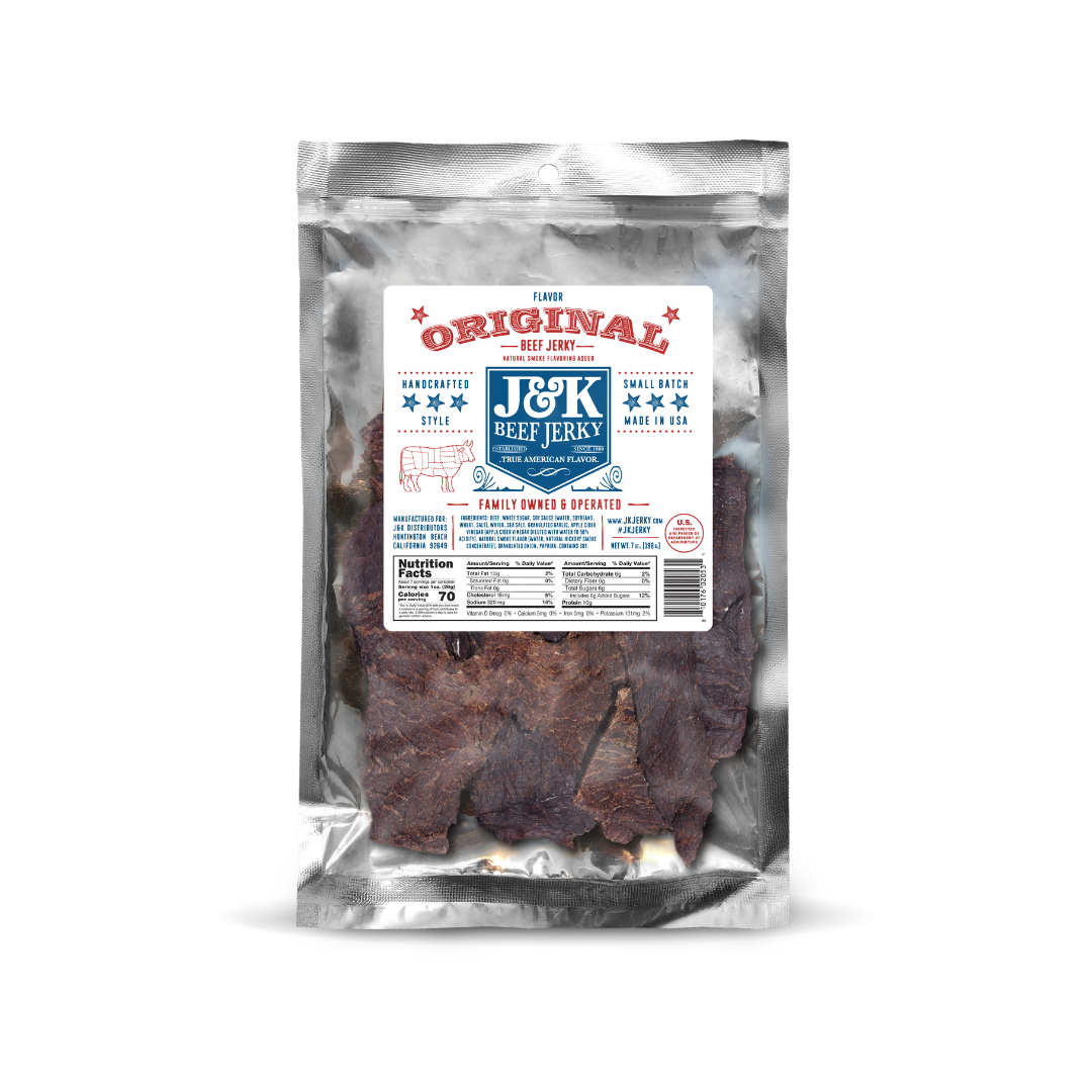 J&amp;K Beef Jerky - Original Flavor