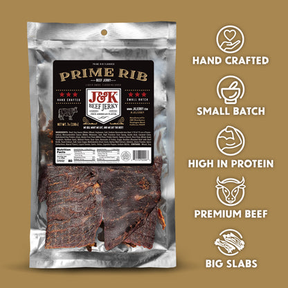 J&amp;K Beef Jerky - Prime Rib Flavor