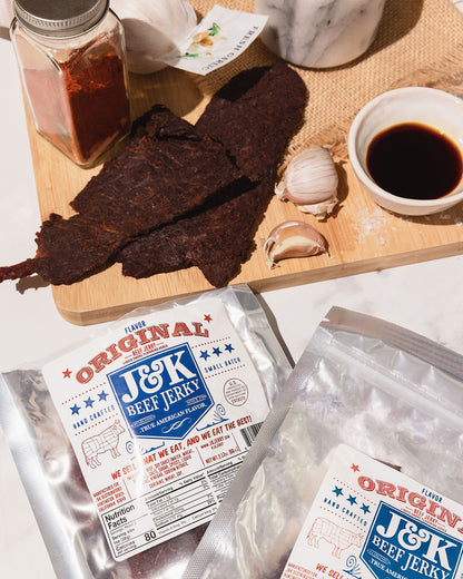 J&amp;K Beef Jerky - Original Zero Sugar Flavor