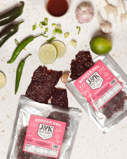 J&amp;K Beef Jerky - Korean BBQ Flavor