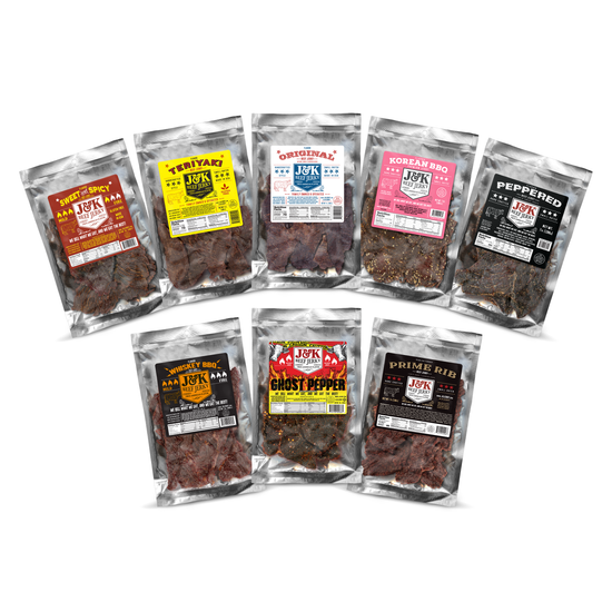 Large Beef Jerky Bundle (Eight 7 oz Bags)