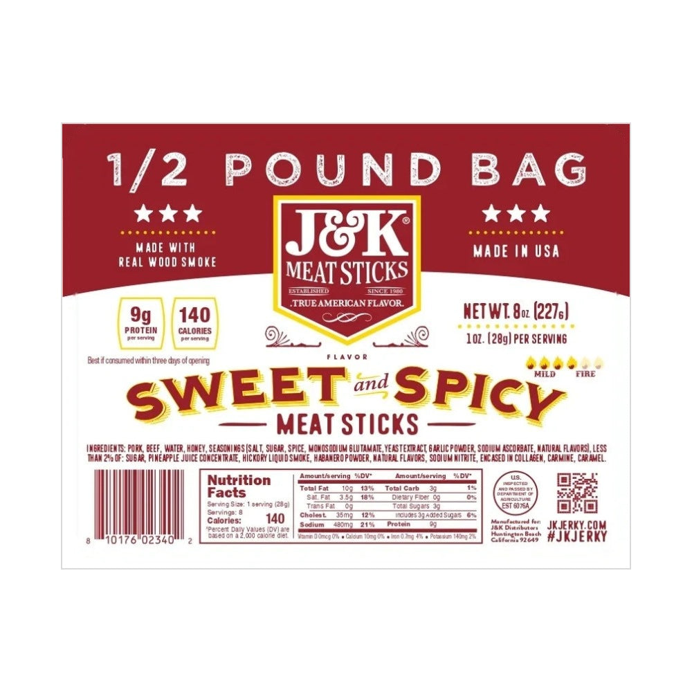 Sweet &amp; Spicy Meat Sticks