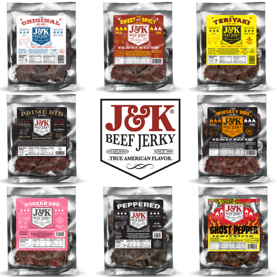 Small Beef Jerky Bundle (Eight 2.12 oz Bags)