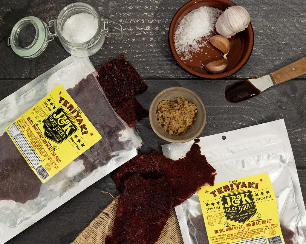 J&amp;K Beef Jerky - Teriyaki Flavor