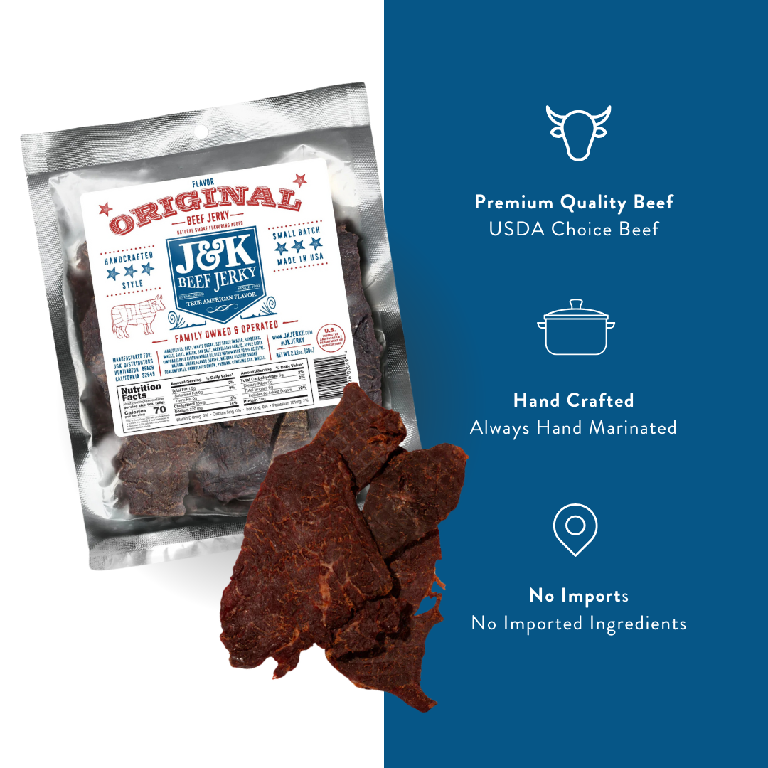 J&amp;K Beef Jerky - Original Flavor