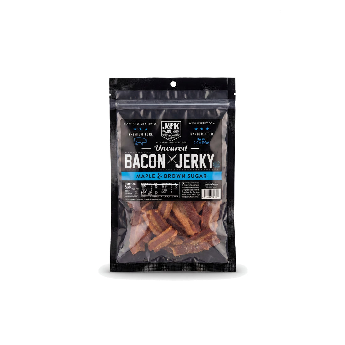 Maple Brown Sugar Bacon Jerky bag