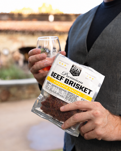 Pineapple Teriyaki Brisket Beef Jerky outdoor lifestyle photo